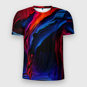 Мужская футболка 3D спортивная с принтом Красочный абстракт , 100% полиэстер с улучшенными характеристиками | приталенный силуэт, круглая горловина, широкие плечи, сужается к линии бедра | abstract | beautiful | colorful | drawing | picture | абстрактный | картинка | красивый | красочный | рисунок