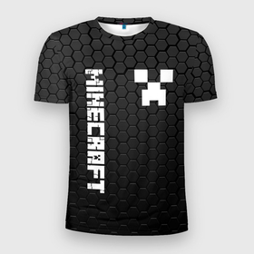 Мужская футболка 3D спортивная с принтом MINECRAFT / МАЙНКРАФТ в Екатеринбурге, 100% полиэстер с улучшенными характеристиками | приталенный силуэт, круглая горловина, широкие плечи, сужается к линии бедра | block | creeper | cube | minecraft | pixel | блок | геометрия | крафт | крипер | кубики | майнкрафт | пиксели