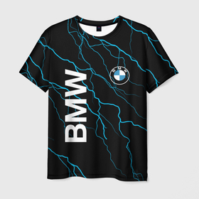 Мужская футболка 3D с принтом BMW. в Петрозаводске, 100% полиэфир | прямой крой, круглый вырез горловины, длина до линии бедер | bmw | bmw performance | m | motorsport | performance | бмв | моторспорт
