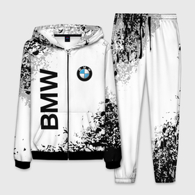 Мужской костюм 3D с принтом BMW в Тюмени, 100% полиэстер | Манжеты и пояс оформлены тканевой резинкой, двухслойный капюшон со шнурком для регулировки, карманы спереди | bmw | bmw performance | m | motorsport | performance | бмв | моторспорт