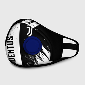 Маска из неопрена с принтом JUVENTUS. в городе Новоалтайск, неопрен 100% | Форма огибающая нос. Резинки для ушей с дополнительной резинкой на затылке. Клапан для выдоха для активного дыхания при занятиях спортом. Эластичный материал маски и окантовки для лучшего растяжения и прилегания маски.  | cr7 | juve | juventus | ronaldo | роналдо | ювентус
