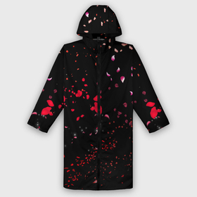 Дождевик унисекс 3D с принтом Лепестки | Casual в городе Новоалтайск,  |  | casual | colorful | flowers | minimalism | minimalizm | sakura | лепестки | листья | минимализм | минималистичная | розы | сакура | темная | цветение | цветная | цветы