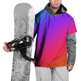 Накидка на куртку 3D с принтом Градиент в Кировске, 100% полиэстер |  | Тематика изображения на принте: градиент | оранжевый | розовый | синий | фиолетовый