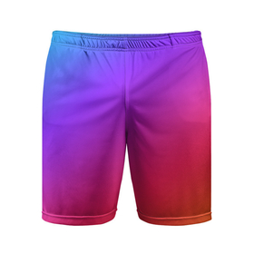 Мужские шорты спортивные с принтом Градиент в Тюмени,  |  | градиент | оранжевый | розовый | синий | фиолетовый