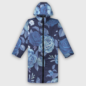 Дождевик унисекс 3D с принтом Джинса Розы в городе Новоалтайск,  |  | denim | flowers | jeans | rose | деним | джинса | джинсовый | джинсы | розы | ткань | цветы