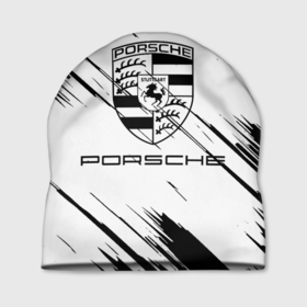 Шапка 3D с принтом PORSCHE. в Петрозаводске, 100% полиэстер | универсальный размер, печать по всей поверхности изделия | 2020 | auto | porsche | sport | авто | автомобиль | автомобильные | бренд | марка | машины | порше | спорт