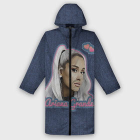 Дождевик унисекс 3D с принтом Ariana Grande Jeans в городе Новоалтайск,  |  | ariana grande | grande | heart | jeans | pink | team | ариана гранде | гранде | джинса | джинсовый | джинсы | для фанатов | надпись | попса | розовый | сердечки | синий | текстура | фанатам