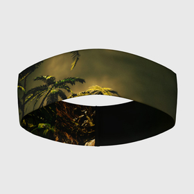 Повязка на голову 3D с принтом РАЙСКИЙ ОСТРОВ в Курске,  |  | summer | tropic | жара | летний | лето | отдых | пальмы | природа | текстура | тропикано | тропики