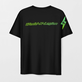 Мужская футболка 3D с принтом World-X-Legion , 100% полиэфир | прямой крой, круглый вырез горловины, длина до линии бедер | darkside | legion | warcraft | легендарный | легион | пламенный | пылающий | темный