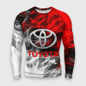 Мужской рашгард 3D с принтом TOYOTA. в городе Новоалтайск,  |  | 2020 | auto | sport | toyota | авто | автомобиль | автомобильные | бренд | марка | машины | спорт | тойота