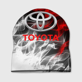 Шапка 3D с принтом TOYOTA , 100% полиэстер | универсальный размер, печать по всей поверхности изделия | 2020 | auto | sport | toyota | авто | автомобиль | автомобильные | бренд | марка | машины | спорт | тойота