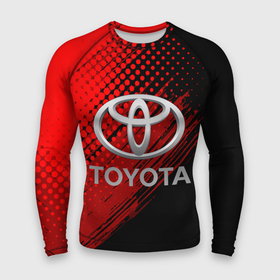 Мужской рашгард 3D с принтом TOYOTA. в городе Новоалтайск,  |  | 2020 | auto | sport | toyota | авто | автомобиль | автомобильные | бренд | марка | машины | спорт | тойота