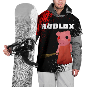 Накидка на куртку 3D с принтом Roblox piggy/Свинка Пигги. в Белгороде, 100% полиэстер |  | game | gamer | logo | minecraft | piggi | roblox | simulator | игра | конструктор | лого | пигги | свинья | симулятор | строительство | фигура