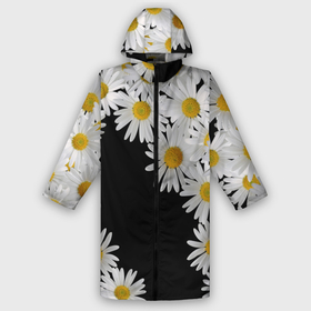 Дождевик унисекс 3D с принтом Ромашковая россыпь в Новосибирске,  |  | flowers | spring | summer | букет | бутоны | весна | жара | лепестки | летний | лето | листья | март | ночь | паттерн | поле | поляна | природа | растение | ромашка | ромашки | ромашковое | сад | солнце | узоры