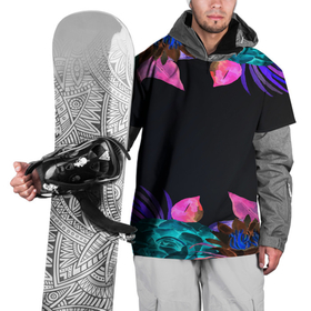 Накидка на куртку 3D с принтом SUMMER NEON , 100% полиэстер |  | Тематика изображения на принте: summer | tropic | жара | летний | лето | отдых | пальмы | природа | текстура | тропикано | тропики