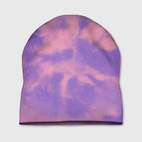 Шапка 3D с принтом Фиолетовый ТАЙ ДАЙ в Екатеринбурге, 100% полиэстер | универсальный размер, печать по всей поверхности изделия | summer | tie dye | акварель | лето | разноцветная | тай дай | тайдай | фиолетовый тай дай | яркая
