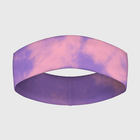 Повязка на голову 3D с принтом Фиолетовый ТАЙ ДАЙ в Санкт-Петербурге,  |  | summer | tie dye | акварель | лето | разноцветная | тай дай | тайдай | фиолетовый тай дай | яркая