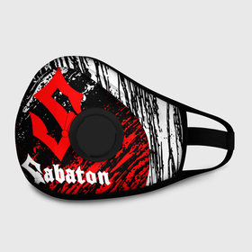 Маска из неопрена с принтом Sabaton. в городе Новоалтайск, неопрен 100% | Форма огибающая нос. Резинки для ушей с дополнительной резинкой на затылке. Клапан для выдоха для активного дыхания при занятиях спортом. Эластичный материал маски и окантовки для лучшего растяжения и прилегания маски.  | battle metal | sabaton | военная тематика | военные песни | война | история войны | классика | музыка | патриотизм | рок | рок группа | сабатон | солдаты | шведская хэви пауэр метал группа