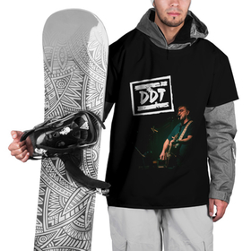 Накидка на куртку 3D с принтом ДДТ в Новосибирске, 100% полиэстер |  | Тематика изображения на принте: гитара | ддт | классика | певец | рок | русский рок | юрий шевчук