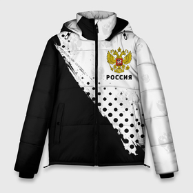 Мужская зимняя куртка 3D с принтом РОССИЯ RUSSIA в Тюмени, верх — 100% полиэстер; подкладка — 100% полиэстер; утеплитель — 100% полиэстер | длина ниже бедра, свободный силуэт Оверсайз. Есть воротник-стойка, отстегивающийся капюшон и ветрозащитная планка. 

Боковые карманы с листочкой на кнопках и внутренний карман на молнии. | hjccbz | russia | ussr | герб | двухглавый | кгыышф | орел | орнамент | победа | родина | рожден | россии | российский | россия | русский | русь | сборная | символ | символика | спорт | ссср | страна | флаг | хохлома