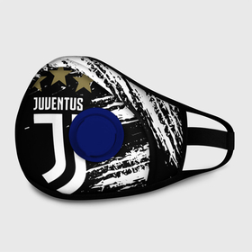 Маска из неопрена с принтом JUVENTUS. в городе Новоалтайск, неопрен 100% | Форма огибающая нос. Резинки для ушей с дополнительной резинкой на затылке. Клапан для выдоха для активного дыхания при занятиях спортом. Эластичный материал маски и окантовки для лучшего растяжения и прилегания маски.  | cr7 | juve | juventus | ronaldo | роналдо | ювентус