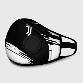 Маска из неопрена с принтом JUVENTUS. в городе Новоалтайск, неопрен 100% | Форма огибающая нос. Резинки для ушей с дополнительной резинкой на затылке. Клапан для выдоха для активного дыхания при занятиях спортом. Эластичный материал маски и окантовки для лучшего растяжения и прилегания маски.  | cr7 | juve | juventus | ronaldo | роналдо | ювентус