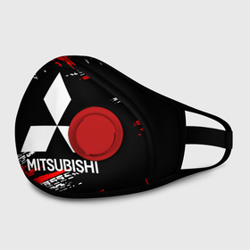 Маска из неопрена с принтом MITSUBISHI. в городе Новоалтайск, неопрен 100% | Форма огибающая нос. Резинки для ушей с дополнительной резинкой на затылке. Клапан для выдоха для активного дыхания при занятиях спортом. Эластичный материал маски и окантовки для лучшего растяжения и прилегания маски.  | mitsubishi | sport | митсубиси | митсубиши | спорт
