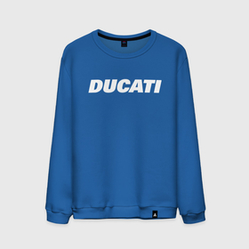 Мужской свитшот хлопок с принтом DUCATI , 100% хлопок |  | ducati | moto | дукати | мото | мотоспорт
