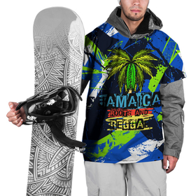 Накидка на куртку 3D с принтом Jamaica Roots and reggae в Петрозаводске, 100% полиэстер |  | Тематика изображения на принте: jamaica | reggae | roots | летняя | лето | надпись | пальма | раста | регги | рэгги | текст | фраза | ямайка