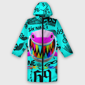 Дождевик унисекс 3D с принтом 6IX9INE. в городе Новоалтайск,  |  | 6ix9ine | 6ix9ine акула | daniel hernandez | gooba | rap | shark | six nine | tekashi | акула | даниэль эрнандес | музыка | реп | сикс найн | текаши