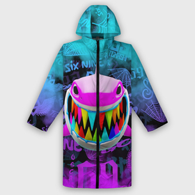 Дождевик унисекс 3D с принтом 6IX9INE. в городе Новоалтайск,  |  | 6ix9ine | 6ix9ine акула | daniel hernandez | gooba | rap | shark | six nine | tekashi | акула | даниэль эрнандес | музыка | реп | сикс найн | текаши