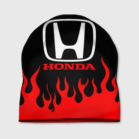 Шапка 3D с принтом HONDA. в Белгороде, 100% полиэстер | универсальный размер, печать по всей поверхности изделия | 2020 | auto | honda | sport | авто | автомобиль | автомобильные | бренд | марка | машины | спорт | хонда