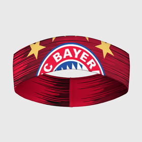 Повязка на голову 3D с принтом BAYERN MUNCHEN. ,  |  | bayern | bayern munchen | fc bayern | football | football club | sport | бавария | спорт | футбол | футбольный клуб