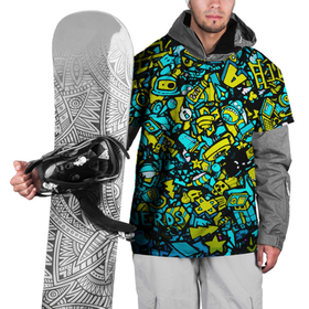 Накидка на куртку 3D с принтом Треш в Тюмени, 100% полиэстер |  | абстракция | большой | волны | геометрия | градиент | графен | графика | карбон | коллаж | кубизм | линии | линия | мозаика | палитра | поп | радуга | радужная | сетка | сеть | текстуры | точки