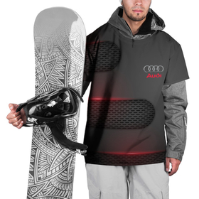 Накидка на куртку 3D с принтом AUDI , 100% полиэстер |  | audi | авто | автомобиль | ауди | логотип | марка | машина | надпись | текстура