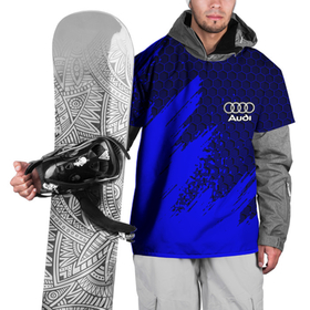 Накидка на куртку 3D с принтом AUDI в Новосибирске, 100% полиэстер |  | Тематика изображения на принте: audi | авто | автомобиль | ауди | логотип | марка | машина | надпись | текстура