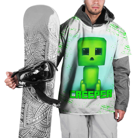 Накидка на куртку 3D с принтом MINECRAFT CREEPER в Тюмени, 100% полиэстер |  | Тематика изображения на принте: creeper | game | minecraft | блоки | игра | квадраты | компьютерная | крипер | криппер | майнкрафт | огонь