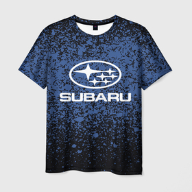 Мужская футболка 3D с принтом SUBARU. в городе Новоалтайск, 100% полиэфир | прямой крой, круглый вырез горловины, длина до линии бедер | Тематика изображения на принте: 2020 | auto | sport | subaru | авто | автомобиль | автомобильные | бренд | марка | машины | спорт | субару