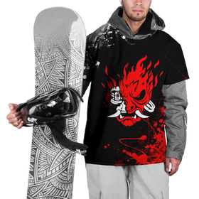 Накидка на куртку 3D с принтом CYBERPUNK 2077. , 100% полиэстер |  | Тематика изображения на принте: cd project red | cyberpunk 2077 | keanu reeves | samurai | киану ривз | киберпанк 2077 | самураи