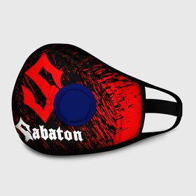 Маска из неопрена с принтом Sabaton. в городе Новоалтайск, неопрен 100% | Форма огибающая нос. Резинки для ушей с дополнительной резинкой на затылке. Клапан для выдоха для активного дыхания при занятиях спортом. Эластичный материал маски и окантовки для лучшего растяжения и прилегания маски.  | Тематика изображения на принте: battle metal | sabaton | военная тематика | военные песни | война | история войны | классика | музыка | патриотизм | рок | рок группа | сабатон | солдаты | шведская хэви пауэр метал группа