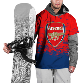 Накидка на куртку 3D с принтом ARSENAL. в Санкт-Петербурге, 100% полиэстер |  | fc | football | football club | sport | британский футбольный клуб | спорт | уефа | униформа | фирменные цвета | фк | футбол | футбольный клуб