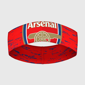 Повязка на голову 3D с принтом ARSENAL. ,  |  | fc | football | football club | sport | британский футбольный клуб | спорт | уефа | униформа | фирменные цвета | фк | футбол | футбольный клуб