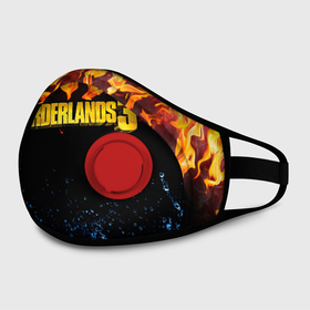 Маска из неопрена с принтом Borderlands 3. в городе Новоалтайск, неопрен 100% | Форма огибающая нос. Резинки для ушей с дополнительной резинкой на затылке. Клапан для выдоха для активного дыхания при занятиях спортом. Эластичный материал маски и окантовки для лучшего растяжения и прилегания маски.  | borderlands | borderlands legendary collection | esport | games | pbg | бордерлендс | игры | киберспорт | командная экшен пострелушка | пбг | перестрелка | персонажи | стрелок | фантастический шутер