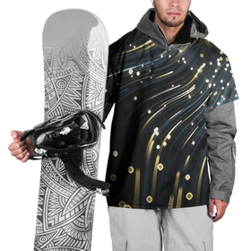 Накидка на куртку 3D с принтом Абстракция искры полосы боке , 100% полиэстер |  | абстракция | блики | боке | диагональ | искры | нано | непонятное | полосы | темное | технологии | тренды | футуризм