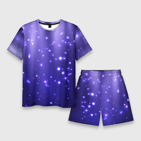 Мужской костюм с шортами 3D с принтом Мерцающие Светлячки в Белгороде,  |  | stars | блестки | брызги | вода | водопад | вселенная | галактика | глубина | горошек | градиент | звездные | звездопад | космос | краски | лагуна | море | неоновый | ночь | огоньки | океан | переливы