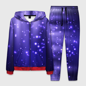 Мужской костюм 3D с принтом Мерцающие Светлячки в Петрозаводске, 100% полиэстер | Манжеты и пояс оформлены тканевой резинкой, двухслойный капюшон со шнурком для регулировки, карманы спереди | stars | блестки | брызги | вода | водопад | вселенная | галактика | глубина | горошек | градиент | звездные | звездопад | космос | краски | лагуна | море | неоновый | ночь | огоньки | океан | переливы