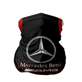 Бандана-труба 3D с принтом Mercedes-Benz в Санкт-Петербурге, 100% полиэстер, ткань с особыми свойствами — Activecool | плотность 150‒180 г/м2; хорошо тянется, но сохраняет форму | Тематика изображения на принте: amg | mercedes | mercedes значок | mercedes лого | mercedes марка | амг | бенц | лого автомобиля | логотип мерседес | мерин | мерс | мерседес | мерседес бенз | мерседес лого | мерседес эмблема