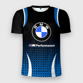 Мужская футболка 3D спортивная с принтом BMW в Екатеринбурге, 100% полиэстер с улучшенными характеристиками | приталенный силуэт, круглая горловина, широкие плечи, сужается к линии бедра | Тематика изображения на принте: bmw | bmw лого | bmw марка | bmw эмблема | m performance | performance | бмв | бмв значок | бмв лого | бмв эмблема | бэха | значок bmw | лого автомобиля | логотип bmw | марка бмв | перформанс | черно белый значок бмв