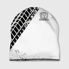 Шапка 3D с принтом HONDA в Белгороде, 100% полиэстер | универсальный размер, печать по всей поверхности изделия | honda | авто | автомобиль | логотип | марка | машина | надпись | текстура | хонда