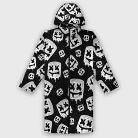 Дождевик унисекс 3D с принтом MARSHMELLO в Рязани,  |  | Тематика изображения на принте: marshmello | music | зефир | зефирка | лого | лого marshmello | лого маршмеллоу | логотип | логотип marshmello | логотип маршмеллоу | маршиеллоу | маска | молния | музыка | музыкант